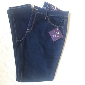 Ava & Viv Skinny Jeans NWT Size 14W